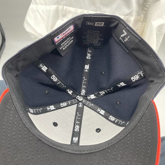 NWT‎ New Era 9Fifty Official on field Houston Astros 7-1/2 cap orange bill brim - Picture 4 of 4